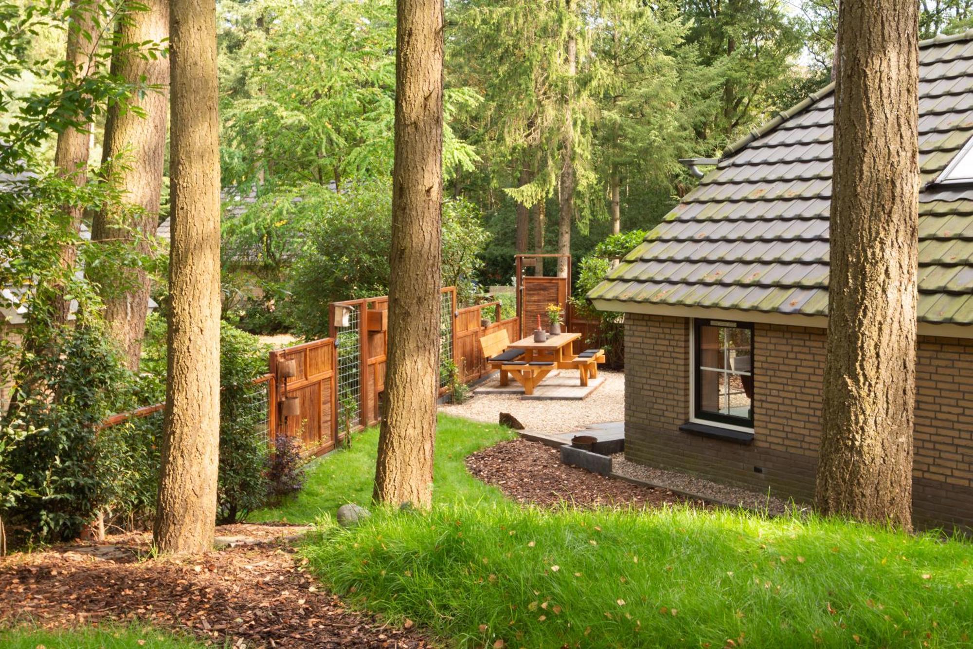 Veluwe Vakantiehuis - Bosuil Lodge ルンテレン エクステリア 写真