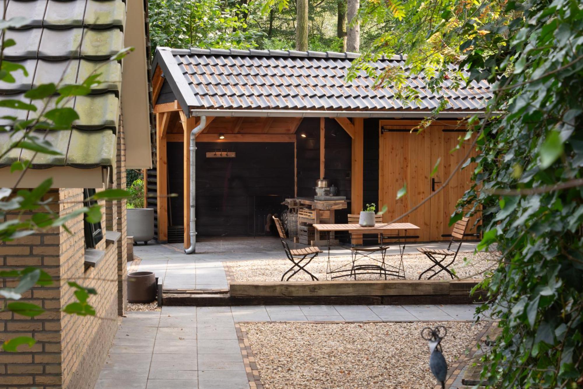 Veluwe Vakantiehuis - Bosuil Lodge ルンテレン エクステリア 写真