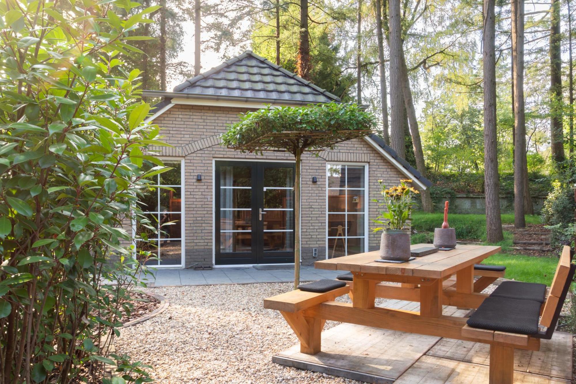 Veluwe Vakantiehuis - Bosuil Lodge ルンテレン エクステリア 写真